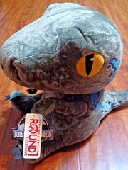 Jurassic World Gray/blue Raptor Plush 15″ Licensed. Round 1 Exclusive