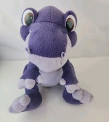 Rare Land Before Time Chomper Dinosaur 10″ Purple Plush 2007 Universal Playmates