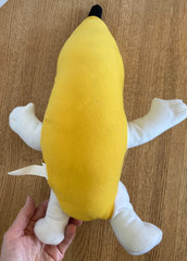 Family Guy 2008 Brian Griffin Dog 16″ Banana Plush Peanut Butter Jelly Time