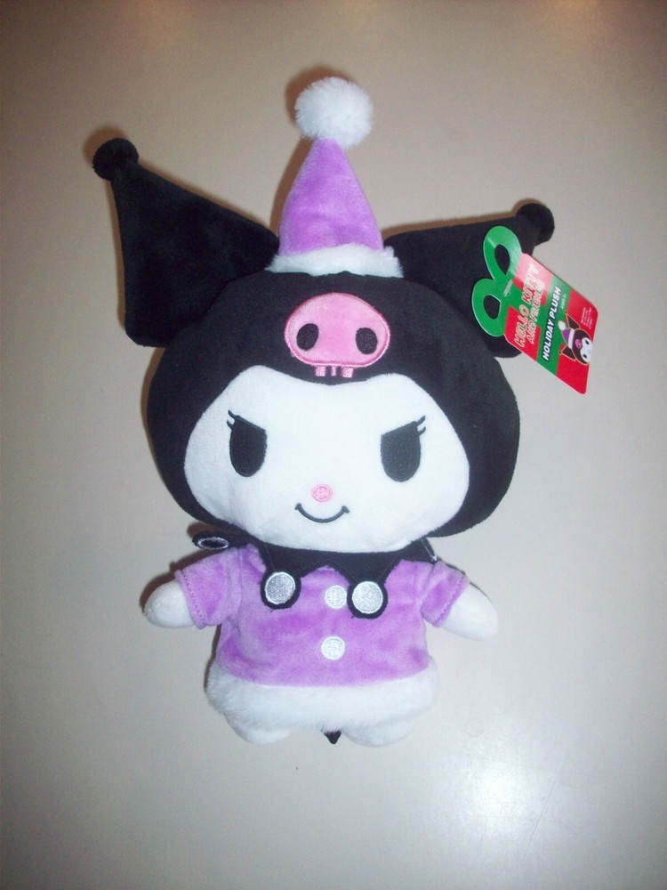 New HELLO KITTY & FRIENDS HOLIDAY Plush 2023 Kuromi in Winter Outfit