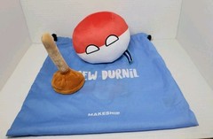 Official Makeship Polandball Plushie By Drew Durnil Youtuber Plush – NEW!