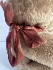 Vintage Dollcraft Industries Stuffed Plush Bear with Wind-Up Music Works
