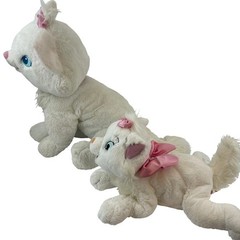Disney Parks Marie Plush Lot Large Small Aristocats Cat Stuffed Animal Set
