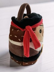 Squishmallow Hans Hedgehog Pirate Costume Candy Pail Basket Halloween Plush Kids