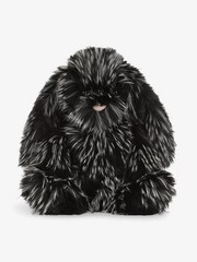 Jellycat Inkli Bunny (Black) Large Plush Toy – Soft, Floppy Ears for Cuddles