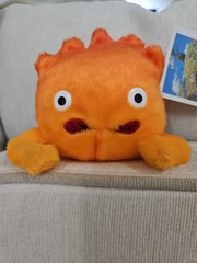 Howl’s Moving Castle Calcifer Small Plush by Studio Ghibli 2004 Enesco Gund NWT