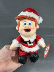 Vintage Kris Kringle Santa Claus Is Coming To Town 6” Plush Ornament With Tag