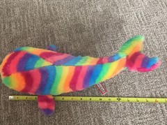 Douglas Plush RAINBOW NARWHAL Stuffed Animal Cuddle Toys Whale Narwhal Narwals