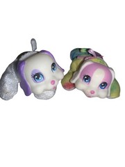 Hasbro Puppy Surprise Mini Puppies Lot of 2 Early 2000s Stuffed Baby Dogs.