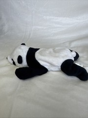 Imperial Toy Co. Vintage Collectable Bean Bag Plush Stuffed Panda 8”