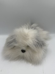 VINTAGE A&A ENGLISH SHEEP DOG Plush Stuffed REALISTIC TOY Puppy Faux Fur Fluffy