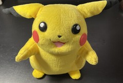 Pokemon Battle Ready Pikachu Talking + Moving Plush 2005 Nintendo Hasbro Working