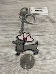 Victoria’s Secret Pink Collection Dog With Hearts Keychains