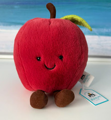 Apple Plush Stuffed Toy Cute Soft Fruit Collectible Gift Genuine Brand New Tags