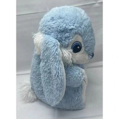 Dan Dee 2017 Blue White 15″ Floppy Ears Easter Bunny Rabbit Plush Stuffed Toy