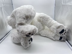 Ikea Snuttig Polar Bear VERY Floppy Stuffed Animal Pillow Plush Toy 26” No Tag