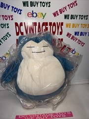 Pokemon Snorlax Sleeping Plush Buddy 18″ Jazwares Stuffed Toy – New w/ Tags NWT