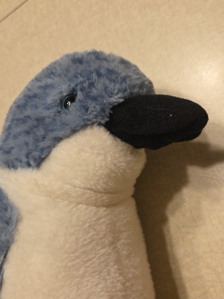 The Petting Zoo Plush 15″ Penguin Blue White