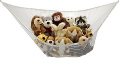 Expandable Mesh Toy Hammock 2-Pack | Stylish Storage for 30+ Stuffed Animals