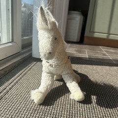 Douglas Rosebud White Unicorn Horse Plush Stuffed Animal Cuddle Toy Roses