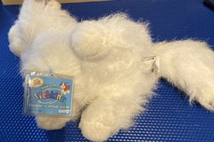 Webkinz White Persian Cat 11” Stuffed Animal Plush Toy Ganz HM110 w/ Unused Code