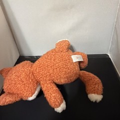 Spark Create Imagine 13 inch Fox Rattle Crinkle Ears Ribbed Stuffed Plush JZ52