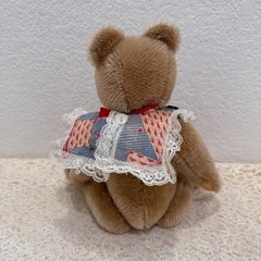 Vintage Felpa Mutzli Zurich Swiss Mohair Teddy Bear 14” Handmade Outfit