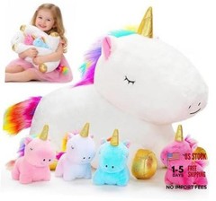 Toys for Girls Ages 0 1 2 3 4 5 6 7 8+ Years – Unicorn Stuffed Animal Set 1