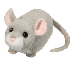 Cheddar 4″ Mouse Douglas Gray Plush Stuffed Animal Field Rodent Vermin Cuddle