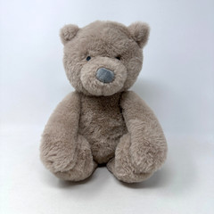 Cloud Island Bear Plush Stuffed Animal Brown Gray Nose Hook Loop Teddy Toy 10″