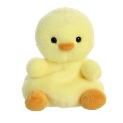 Mini Plush Yellow Chick Palm Pals Cuddle Toy Perfect for Kids 4 Inch