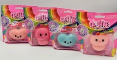 Lot Of 4 New Fluffie Stuffiez Minis Gummy Bear & Jelly Bean Collectible Fidget