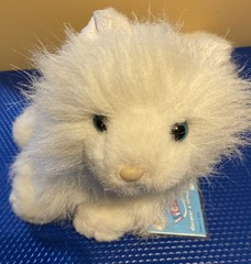 Webkinz White Persian Cat 11” Stuffed Animal Plush Toy Ganz HM110 w/ Unused Code