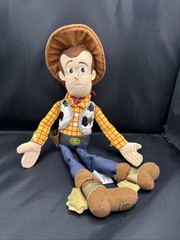 Disney Pixar Toy Story Woody Plush Stuffed Doll Sheriff Cowboy Cute Soft 15″