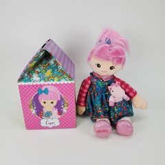 Scentsy Buddy Capri the Unicorn Plush Doll with Mini Unicorn and Box Rainbow