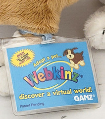 Webkinz Ganz Bulldog Brown & White HM126 Plush Sealed Code Tag New