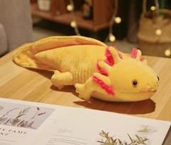 Yellow Axolotl Ambystoma 17 Inch Stuffed Animal Plush Toys Pillow Kids Doll Gift