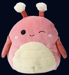 Squishmallows SHANE The RED GRASHOPPER 8″ Plush, SILVER RARE TAG, NEW