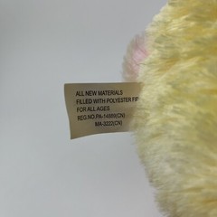 Greenbrier Bunny Rabbit Tye Dye Orange Yellow White Plush Stuffed Animal 17″
