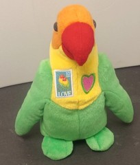 USPS -9″ Plush Love stamp Parrot ELH Enterprises 2005 Stuffed Animal