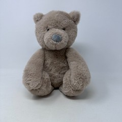 Cloud Island Bear Plush Stuffed Animal Brown Gray Nose Hook Loop Teddy Toy 10″