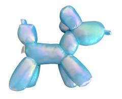 Balloon Dog Puppy Iridescent Blue Plush 8” Stuffed Animal
