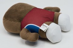 DOMO Kellytoy USA Plush Toy 10in 2016 Brown