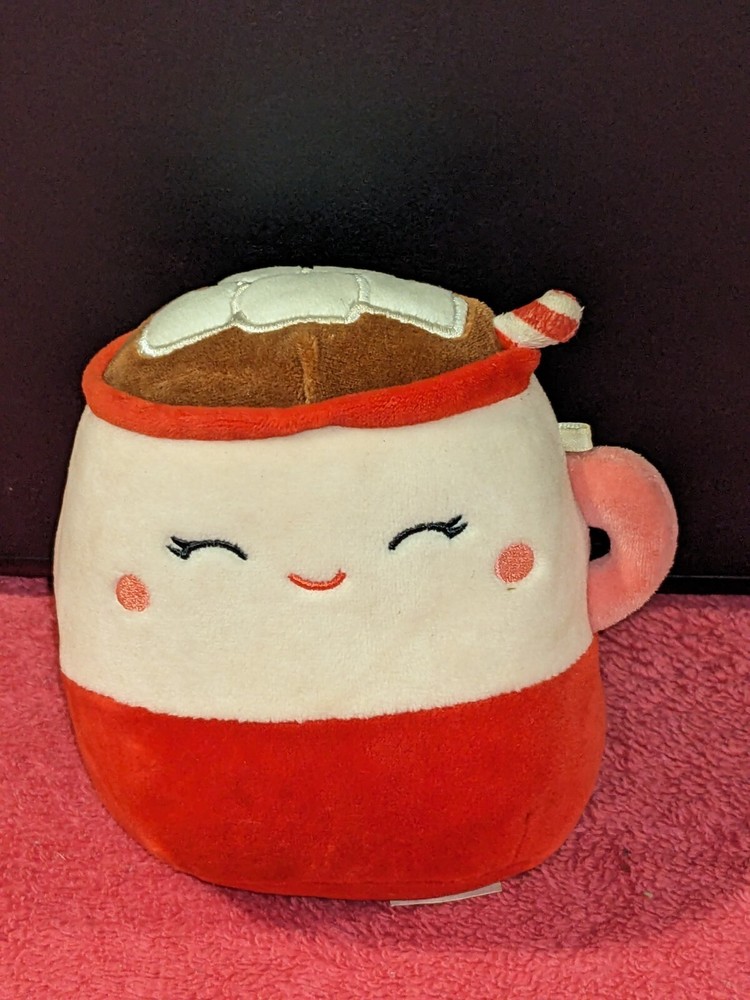 Marshina the Hot Chocolate Cocoa 5″ Squishmallows Stuffed Plush Toy ~CLEAN!!