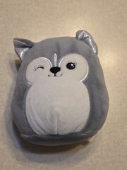 Squishmallow Plush 5″ Heidi Husky Puppy Dog Grey
