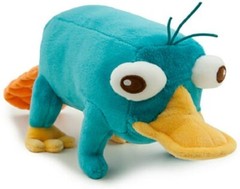Disney Phineas and Ferb 9″ Plush Figure Perry the Platypus NWT USA SELLER