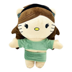 Custom ARIANA GRANDE Hello Kitty Plushy Soft Plush Toy
