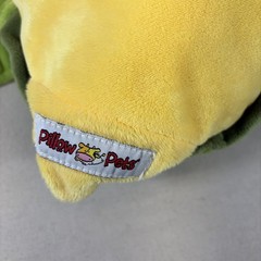 Pillow Pets Turtle 18” Green Plush 2010 Retired Stuffed Animal Foldable Toy