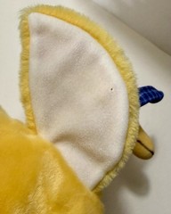 2001 Retired STEIFF Yellow MIMMI DUCK Duckling 075971 w/Bandana Tags 21cm/8.25”