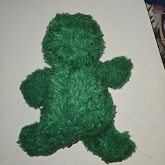 Vtg 1970s Oscar the Grouch Plush Sesame Street Knickerbocker Muppet 10″ Toy